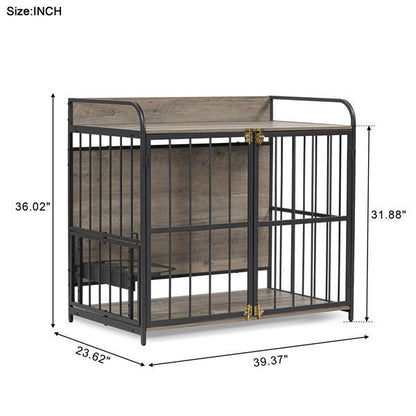 39 Inch Indoor Metal Dog Cage