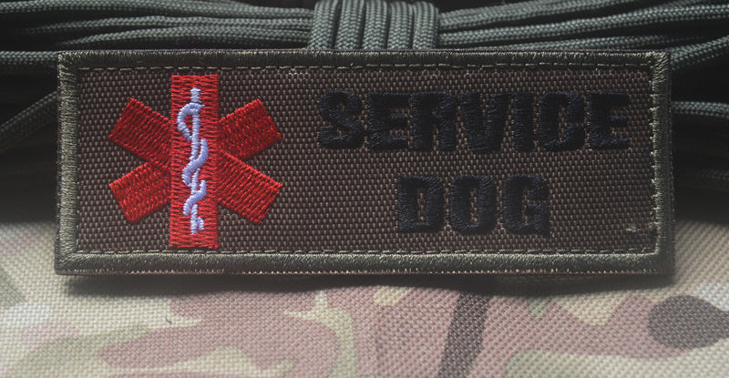 Embroidered Velcro Dog Patch