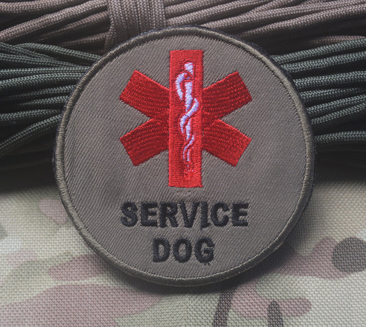 Embroidered Velcro Dog Patch