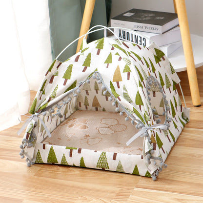 Enclosed Cat Tent Bed