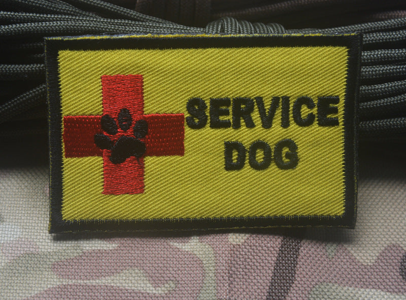 Embroidered Velcro Dog Patch