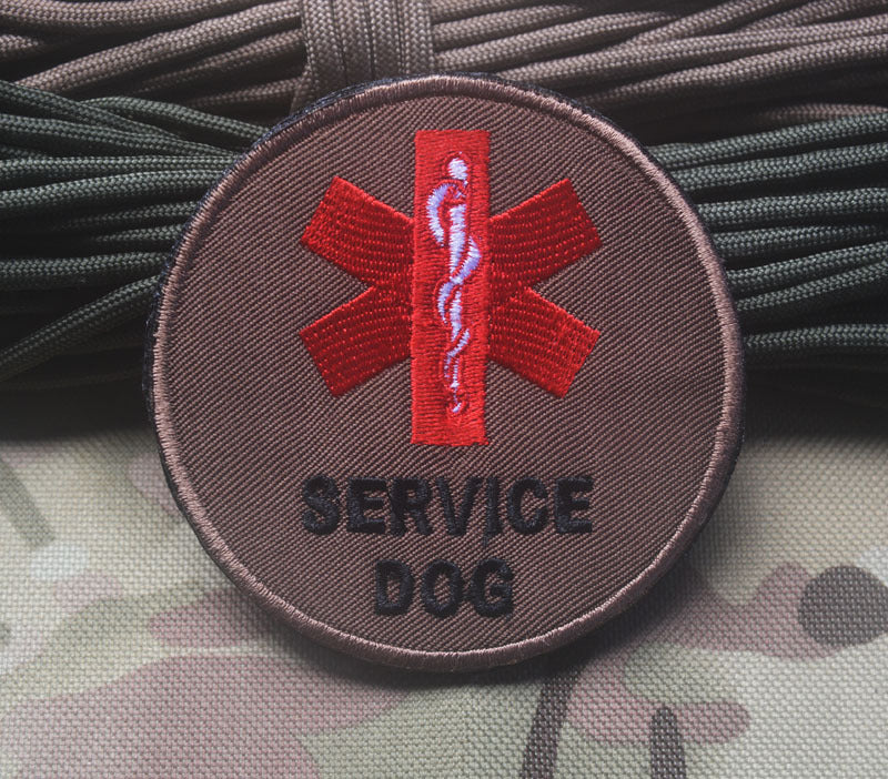 Embroidered Velcro Dog Patch