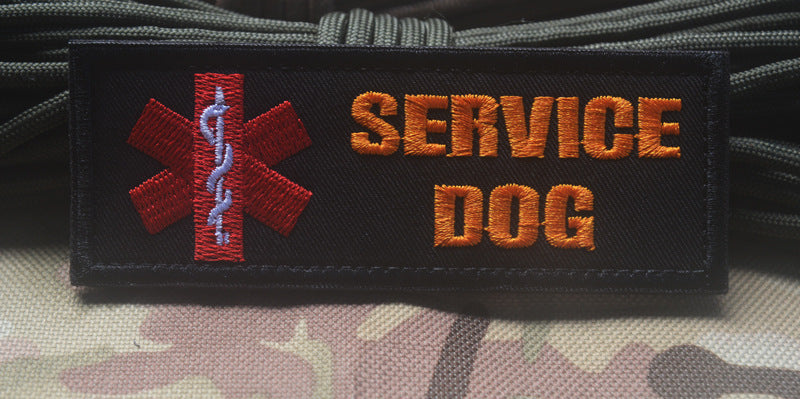 Embroidered Velcro Dog Patch