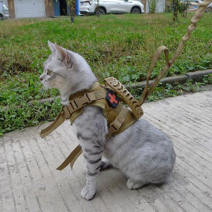 Tactical Cat Harness Collar