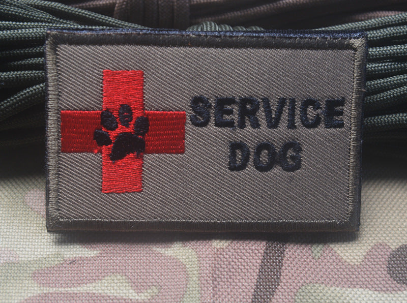 Embroidered Velcro Dog Patch