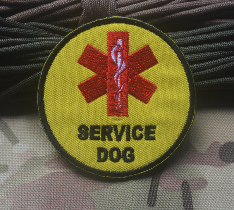 Embroidered Velcro Dog Patch