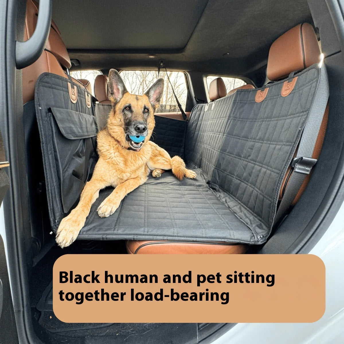 Widened Support Plate Car Dog Bed Rear Seat Pet Pad