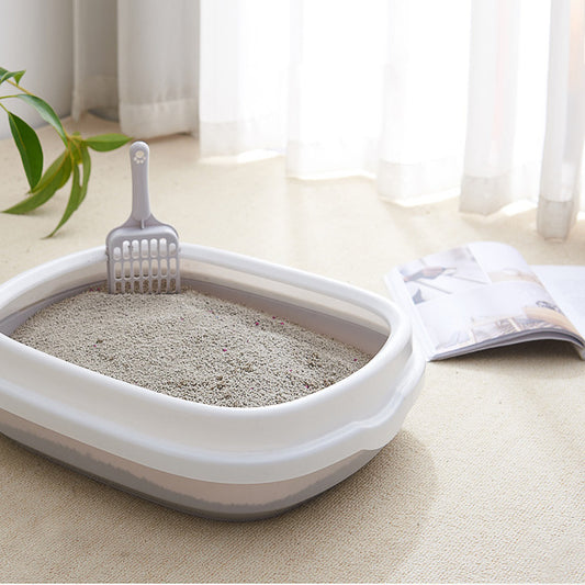 Anti-Splash Cat Litter Box