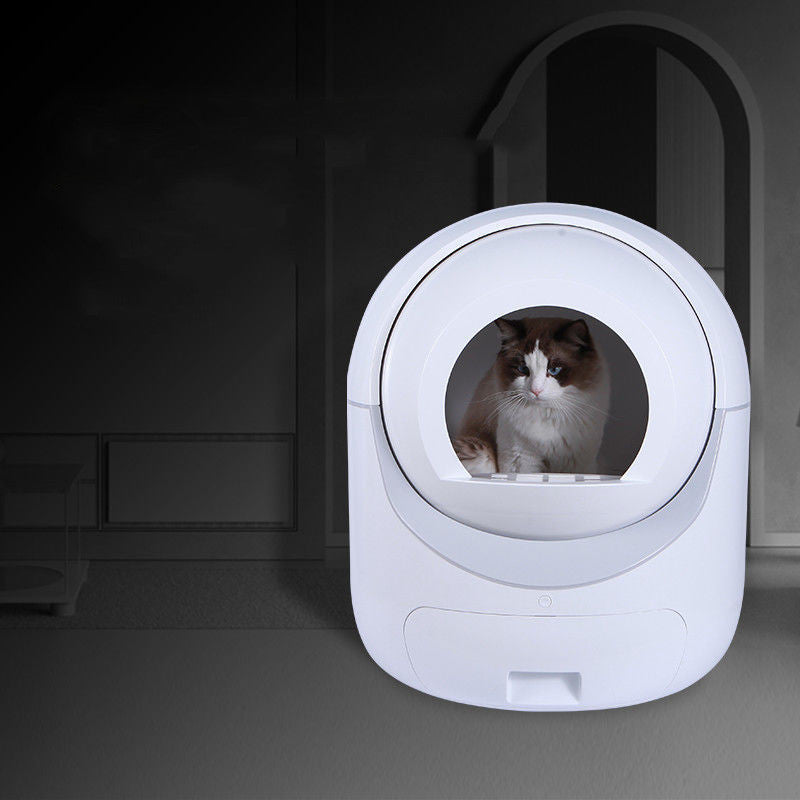 Automatic Enclosed Cat Litter Box