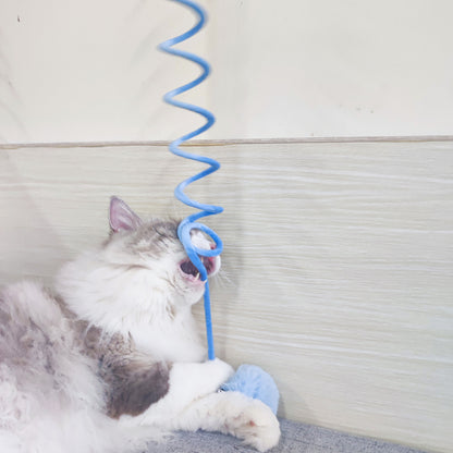 Spring Suction Cat Toy