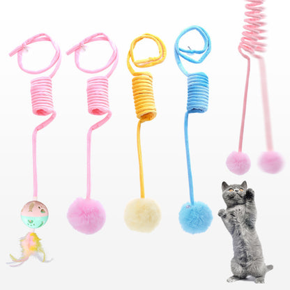 Spring Suction Cat Toy