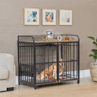 39 Inch Indoor Metal Dog Cage