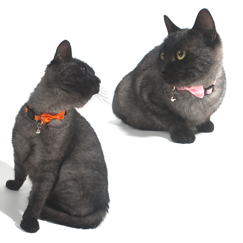 Adjustable Cat Bow Collar